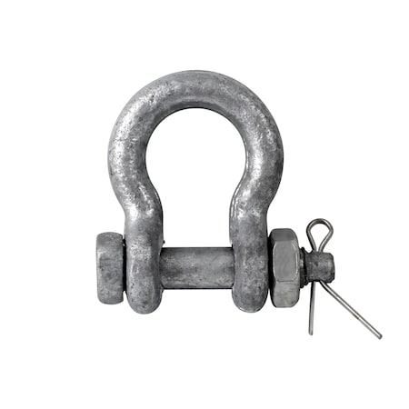 Shackle Anchor 7/16 SBolt HDG W/Pin